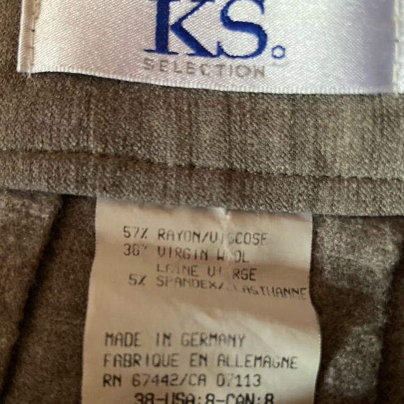 Grey/Gray KS Selection wool pants - Picture 2 of 2
